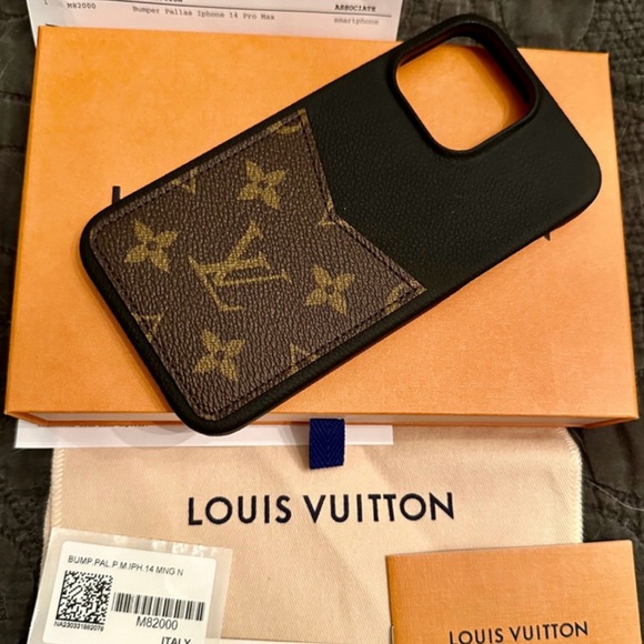 iPhone 14 Pro Max 100% Authentic full set Louis Vuitton Pallas Bumper - Picture 2 of 11